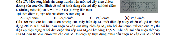 Tổng hợp các đáp án đề thi môn Vật lí khối A và A1 năm 2013