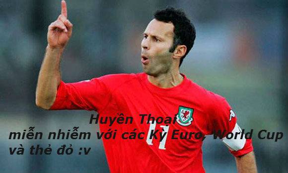 
	Không cần dự Euro hay World Cup, Giggs vẫn là một huyền thoại