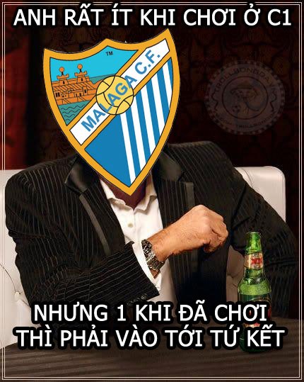 
	Malaga rất ít khi dự Champions League