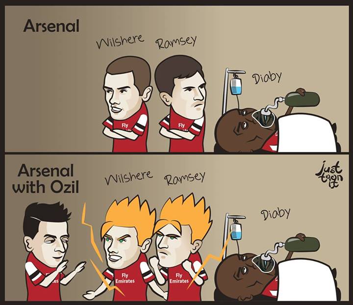 
	Ozil phù phép cho đồng đội ở Arsenal