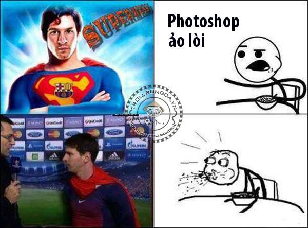 
	Messi thích làm siêu nhân thật mà