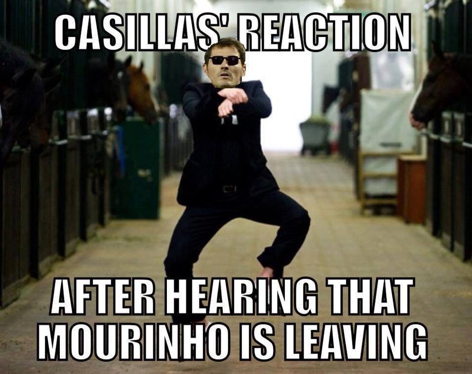 
	Phản ứng của Casillas khi Mourinho tới Chelsea