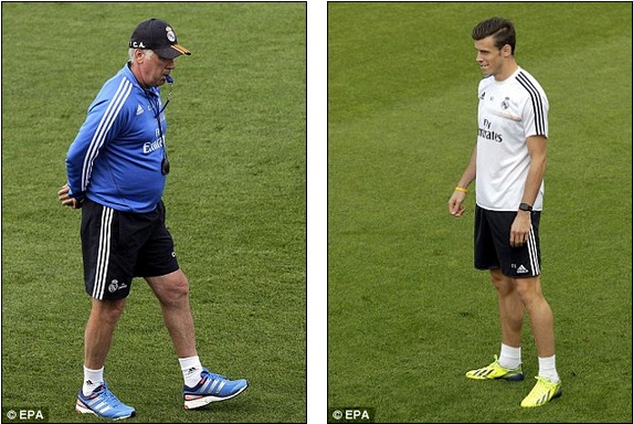 Real hành hạ Gareth Bale trên sân tập