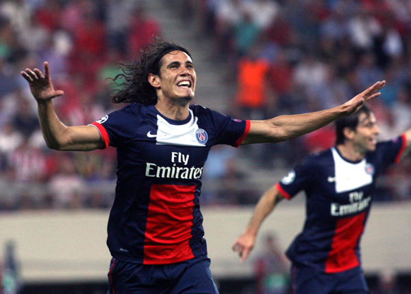  	Cavani đã có trận đấu xuất sắc