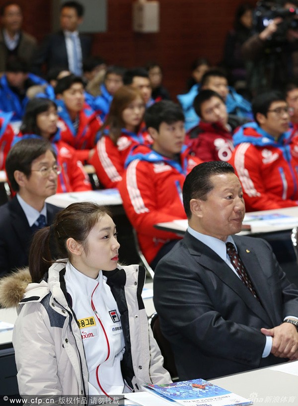 Nữ hoàng trượt băng Kim Yuna "phát khóc" vì rét 7