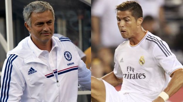 	Mourinho đã không giành được kết quả như ý trong ngày gặp lại Ronaldo và các cậu học trò xưa