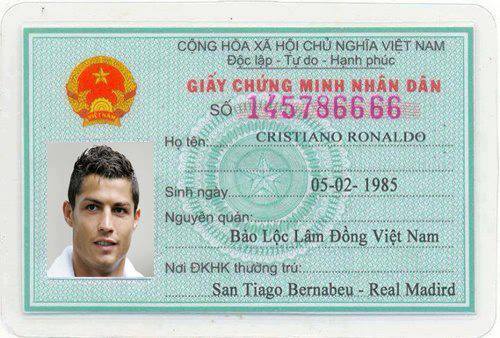 
	Ronaldo đã nhập quốc tịch Việt Nam