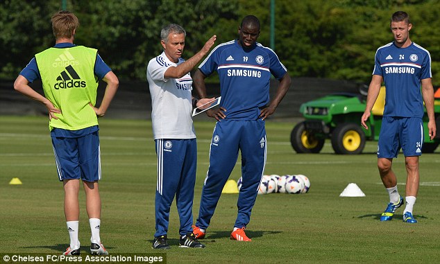 
	Mourinho dùng Ipad trong công tác huấn luyện