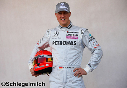 
	Peter Schmeichel là huyền thoại của làng đua F1 và thể thao thế giới