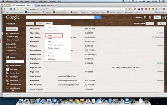 Thủ thuật giúp chuyển danh bạ từ iPhone sang Gmail