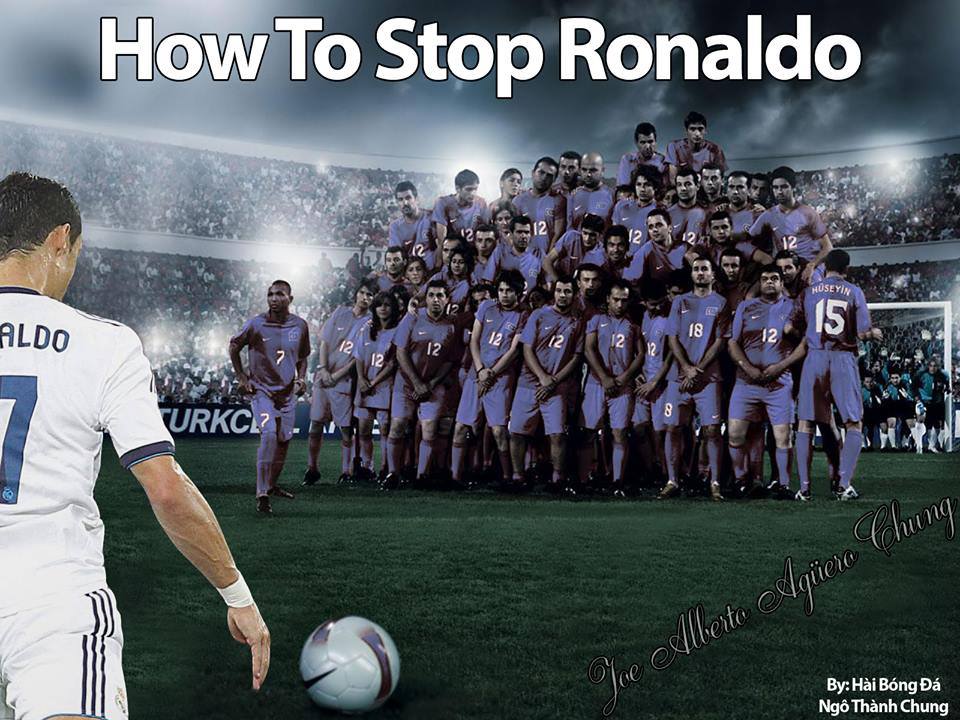 	Cách duy nhất cản Cris Ronaldo ghi bàn từ những pha đá phạt hàng rào