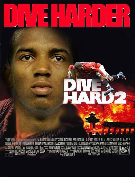 
	Ashley Young diễn viễn chính trong phim Dive Hard (Khó diễn)