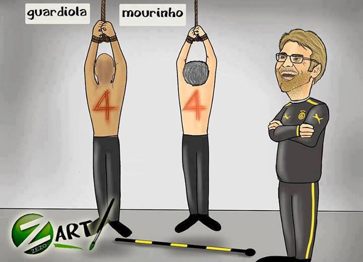 
	J.Klopp hành hạ từ Mourinho cho tới Pep