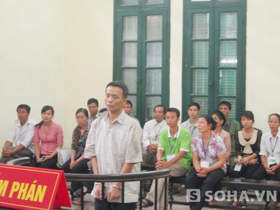 Bị cáo Nguyễn Văn Thọ tại phiên tòa