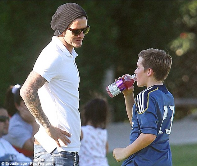 	Beckham rất kỳ vọng ở cậu con trai cả