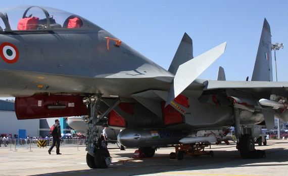 	BrahMos trang bị trên Su-30MKI.