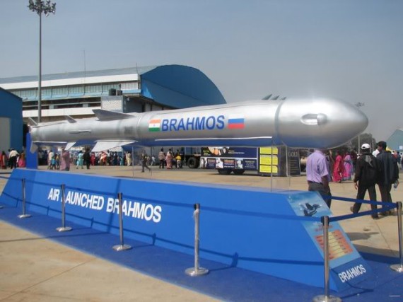 	Tên lửa hành trình siêu âm BrahMos - biến thể phóng từ trên không.
