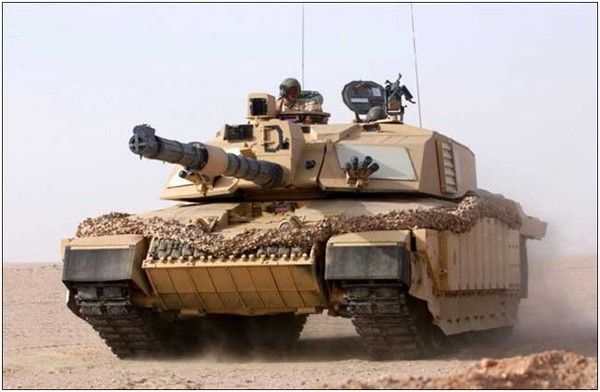 Xe tăng challenger 2 được trang bị giáp Chobham