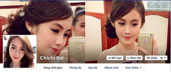 
	Trang facebook cá nhân của Chichi đang nhận được rất nhiều sự quan tâm của cộng đồng mạng