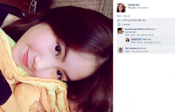Truy tìm hotgirl Lào xinh đẹp 14 tuổi