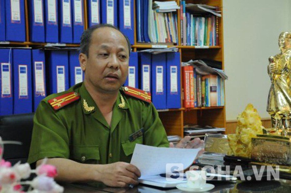 
	Thượng tá Nguyễn Văn Việt -Trưởng Phòng CSĐT tội phạm về trật tự xã hội, Công an tỉnh Vĩnh Phúc.