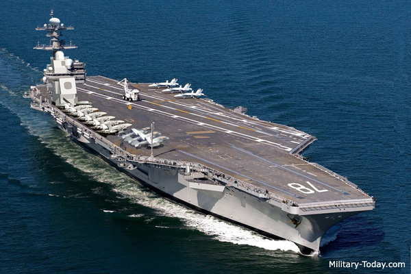 Các tàu sân bay lớp Ford sẽ là trụ cột để Hải quân Mỹ khuyếch trương sức mạnh