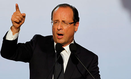 
	Tổng thống Pháp Hollande.