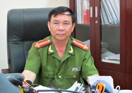 Thượng tá Trần Văn Vụ, Trưởng phòng CS PCCC quận Hoàn Kiếm.