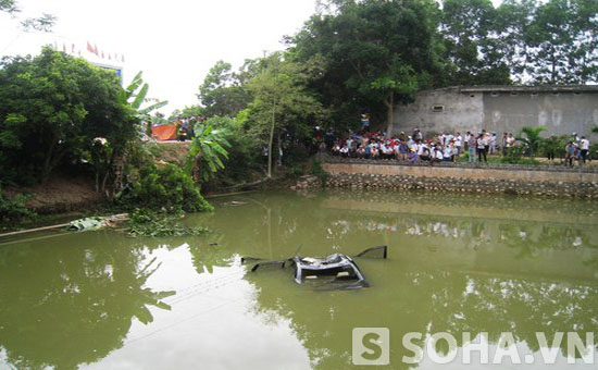 Hiện trường vụ tai nạn.