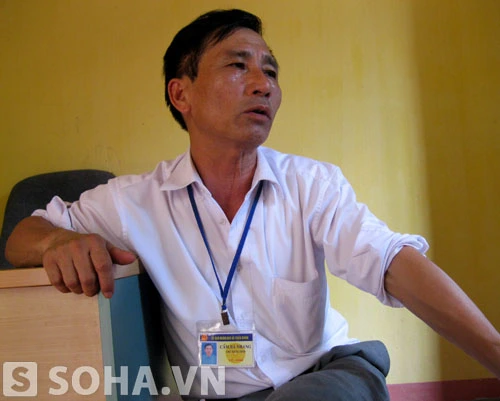Ông Cầm Bá Nhang - Chủ tịch UBND xã Xuân Chinh (Thường Xuân, Thanh Hóa).