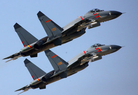 Tiêm kích J-11 Trung Quốc được cho là sao chép Su-27 của Nga