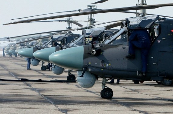 	Trực thăng tấn công Cá sấu Ka-52.