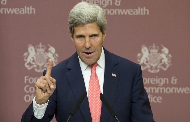  	Ngoại trưởng Mỹ John Kerry