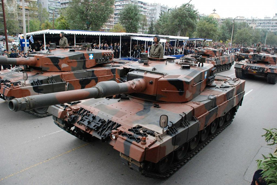 	Leopard 2A4 của quân đội Hy Lạp.