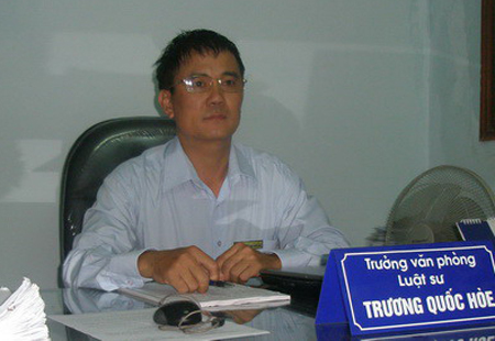 Luật sư Trương Quốc Hòe - Trưởng văn phòng luật sư Interla (Đoàn luật sư TP. Hà Nội)