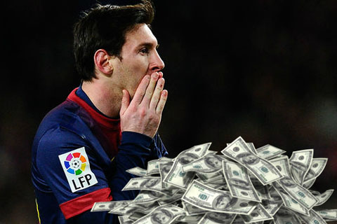  	Messi muốn được nhận lương cao hơn