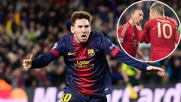 
	Messi khó lòng vượt các cầu thủ đến từ  Bayern trong lần này