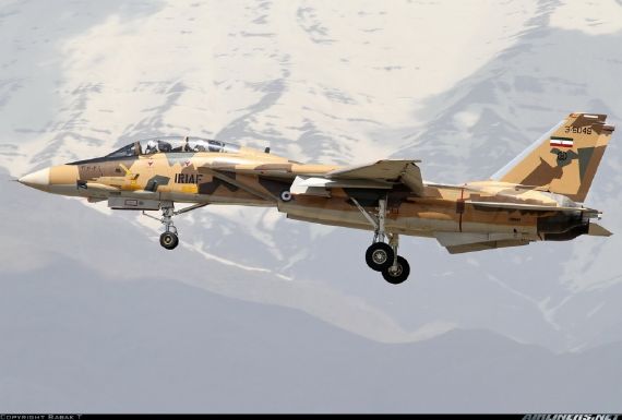 
	F-14A của không quân Iran.