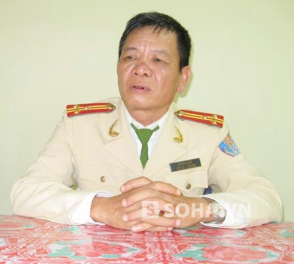 Thượng tá Lê Đức Đoàn (Phòng CSGT CA TP Hà Nội): 