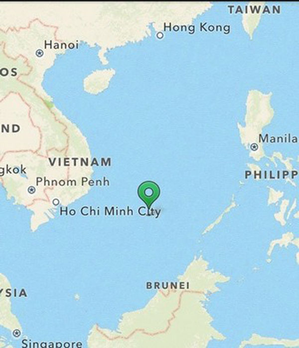 Bản đồ trên WeChat thiếu 2 quần đảo Hoàng Sa và Trường Sa của Việt Nam