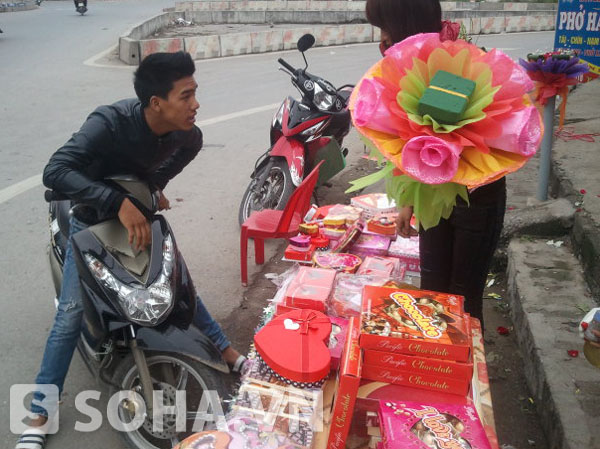 Thị trường Valentine khá trầm lắng.