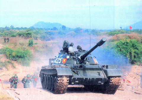 Xe tăng T-55 của Quân đội nhân dân Việt Nam