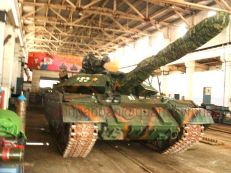 Xe tăng chiến đấu chủ lực T-55M3 nâng cấp từ xe tăng T-54B