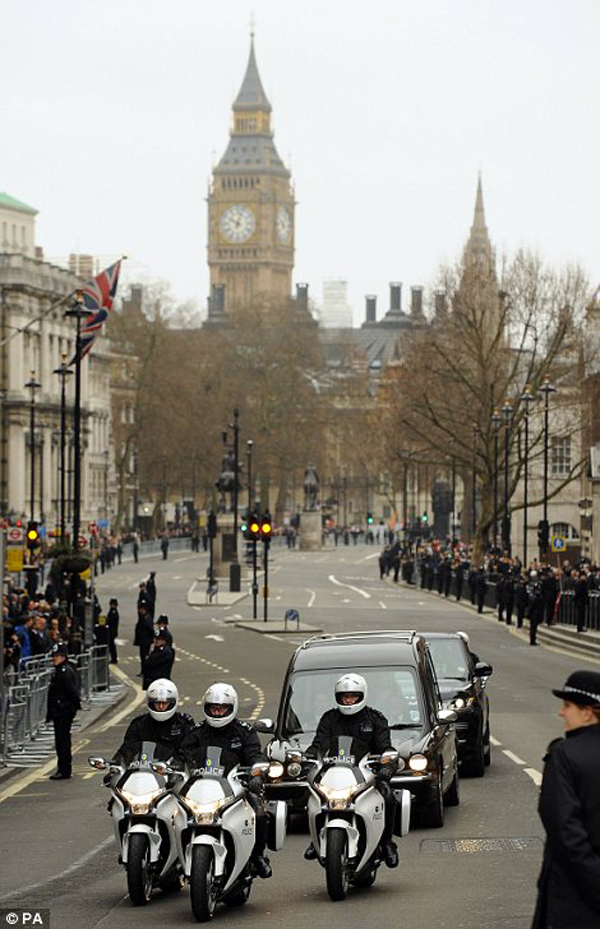 Toàn cảnh tang lễ của 'Người đàn bà thép' Margaret Thatcher