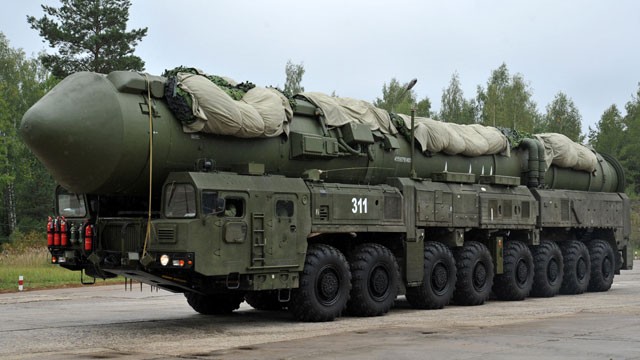 Tên lửa đạn đạo liên lục địa RS-24 Yars.