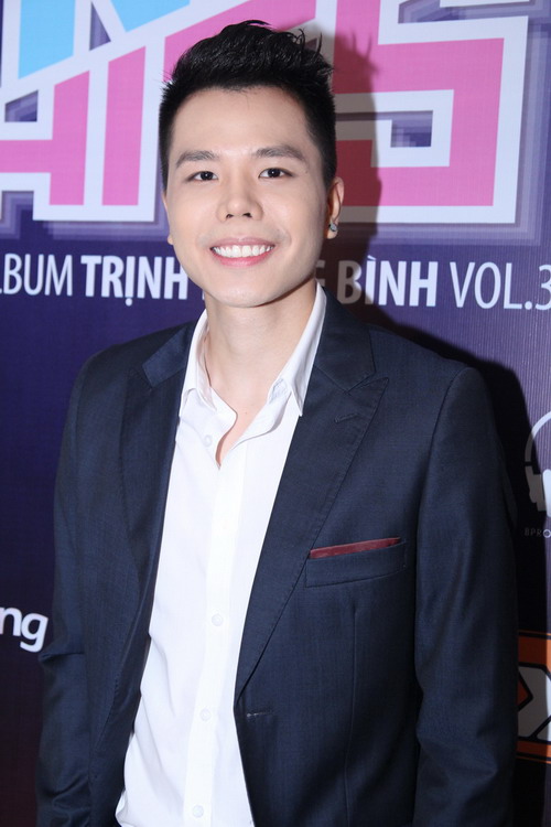 	Trịnh Thăng Bình hạnh phúc trong ngày ra mắt album vol 3 và dự án live concert mang tên New hits.