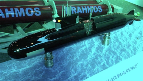 
	Tên lửa Brahmos phóng từ tàu ngầm