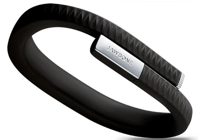 Chiếc vòng đeo tay công nghệ cao Jawbone UP.