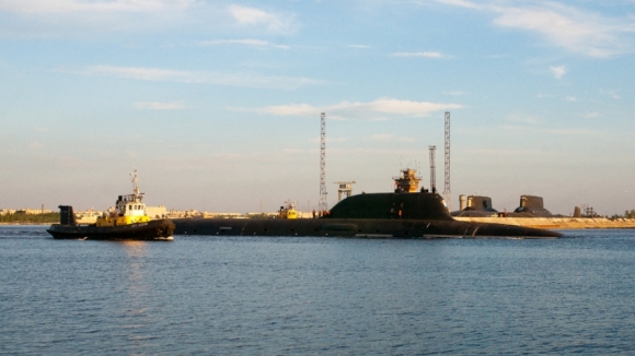 Tàu ngầm hạt nhân lớp Yasen đầu tiên mang tên Severodvinsk .