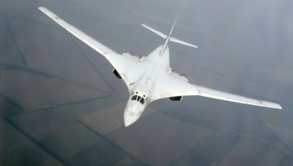 Máy bay ném bom chiến lược Tu-160.